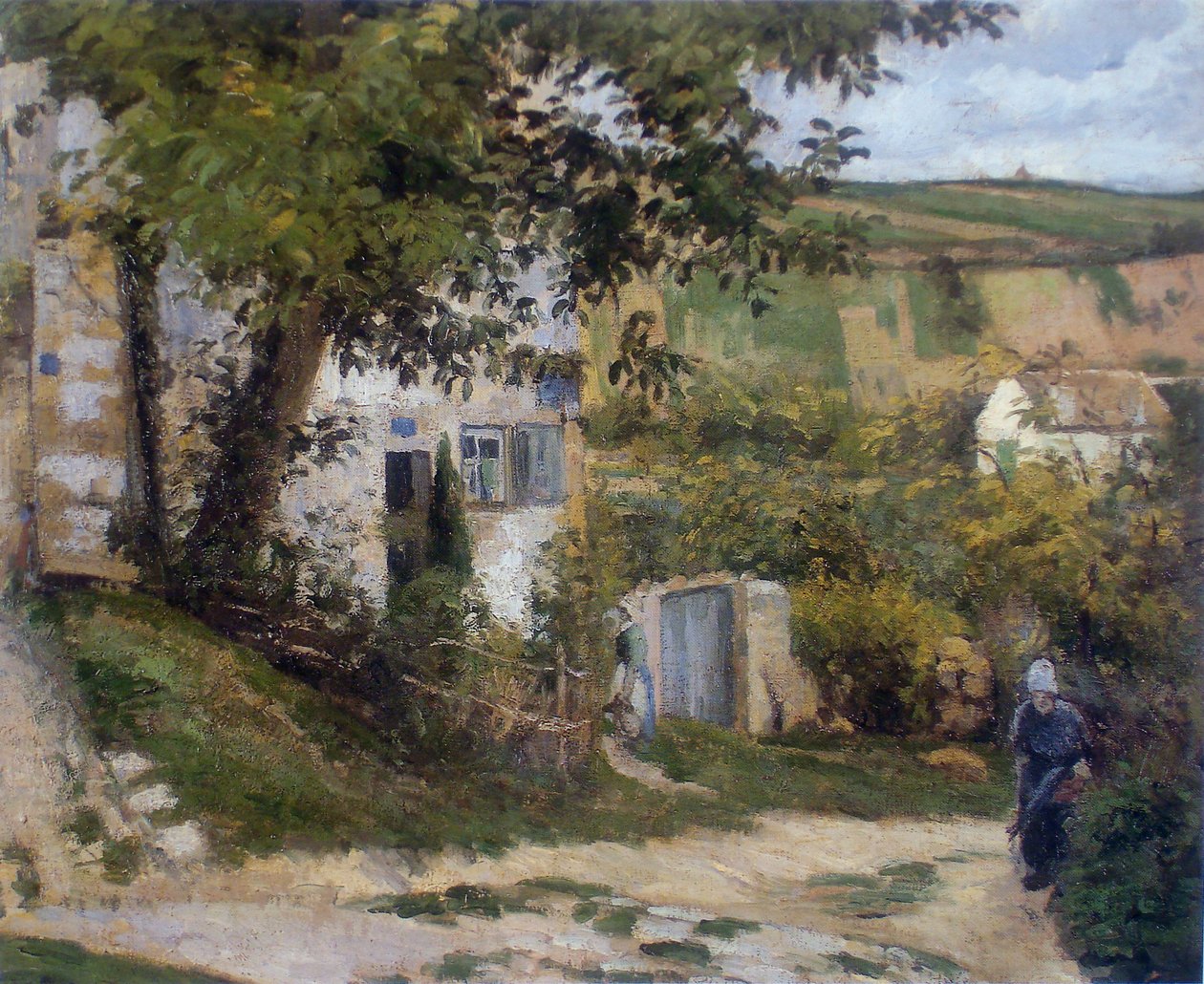 Cesta do LHermitage od Camille Jacob Pissarro