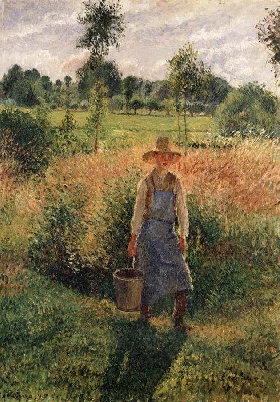Zahradník od Camille Jacob Pissarro