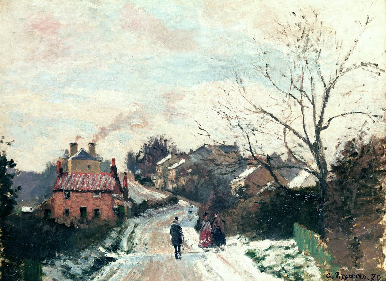 Liščí kopec, Upper Norwood, 1870 od Camille Jacob Pissarro