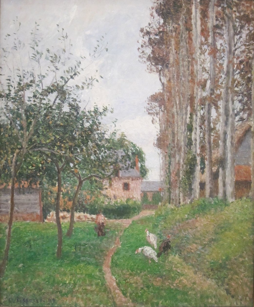 Gray Day, Varengeville, Auberge du Manoir od Camille Jacob Pissarro