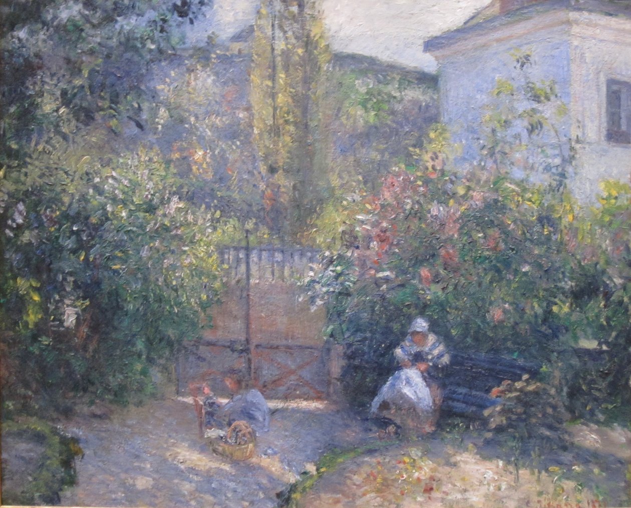 Zahrada Hermitage, Maison Rouge od Camille Jacob Pissarro