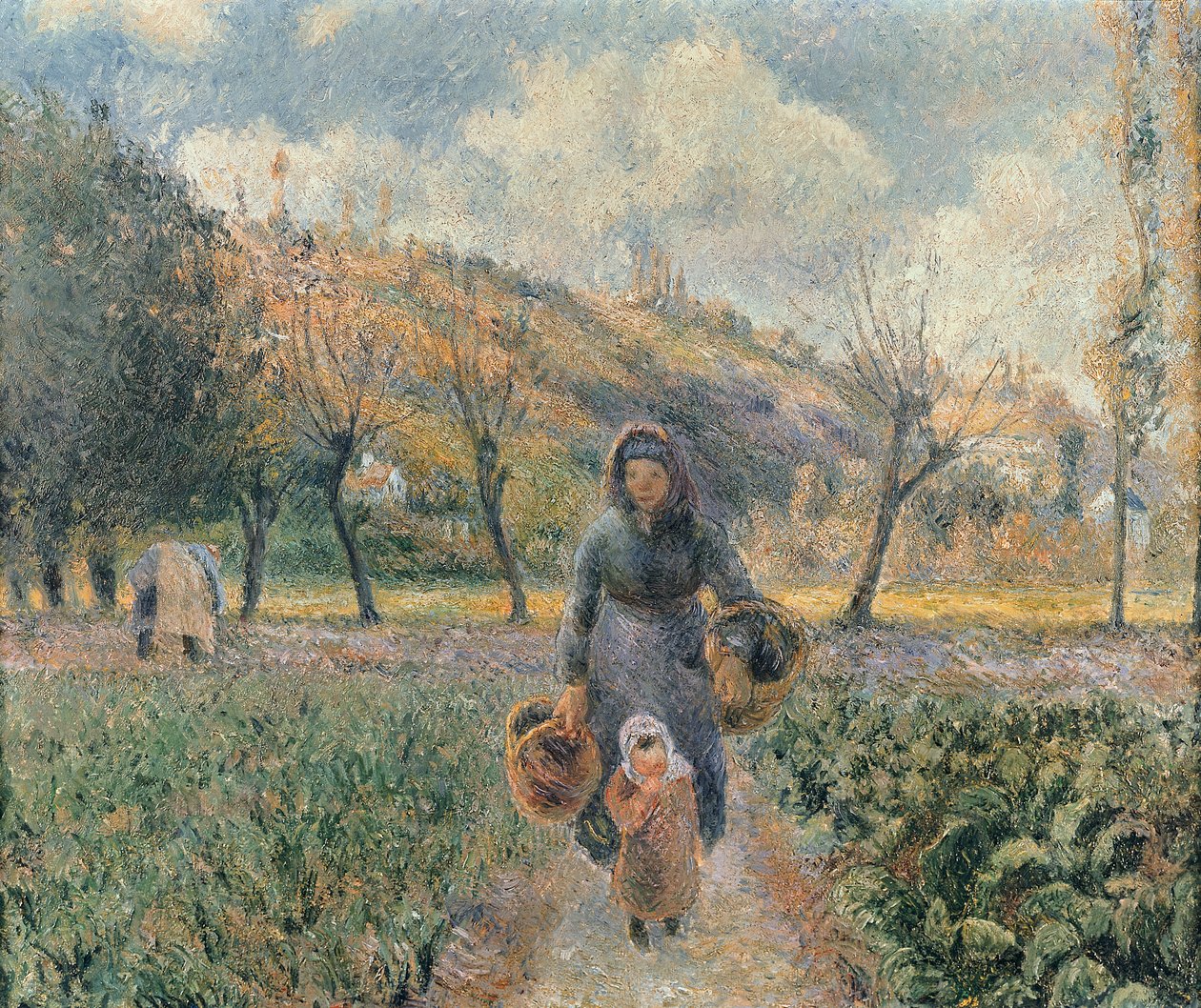 Na zahradě od Camille Jacob Pissarro