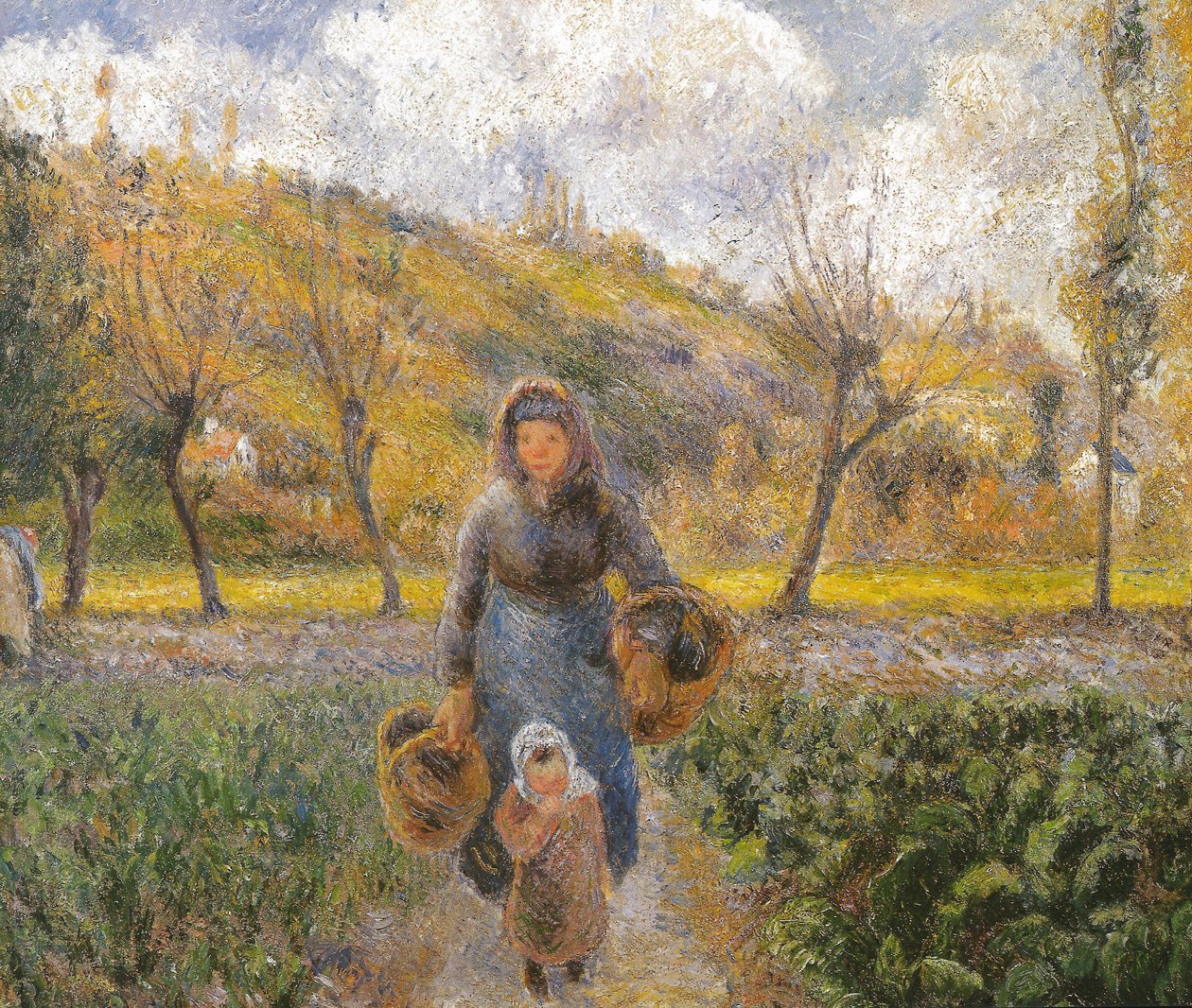 V zeleninové zahradě od Camille Jacob Pissarro