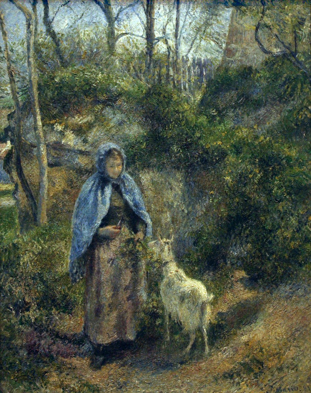 Kozí ovčák od Camille Jacob Pissarro