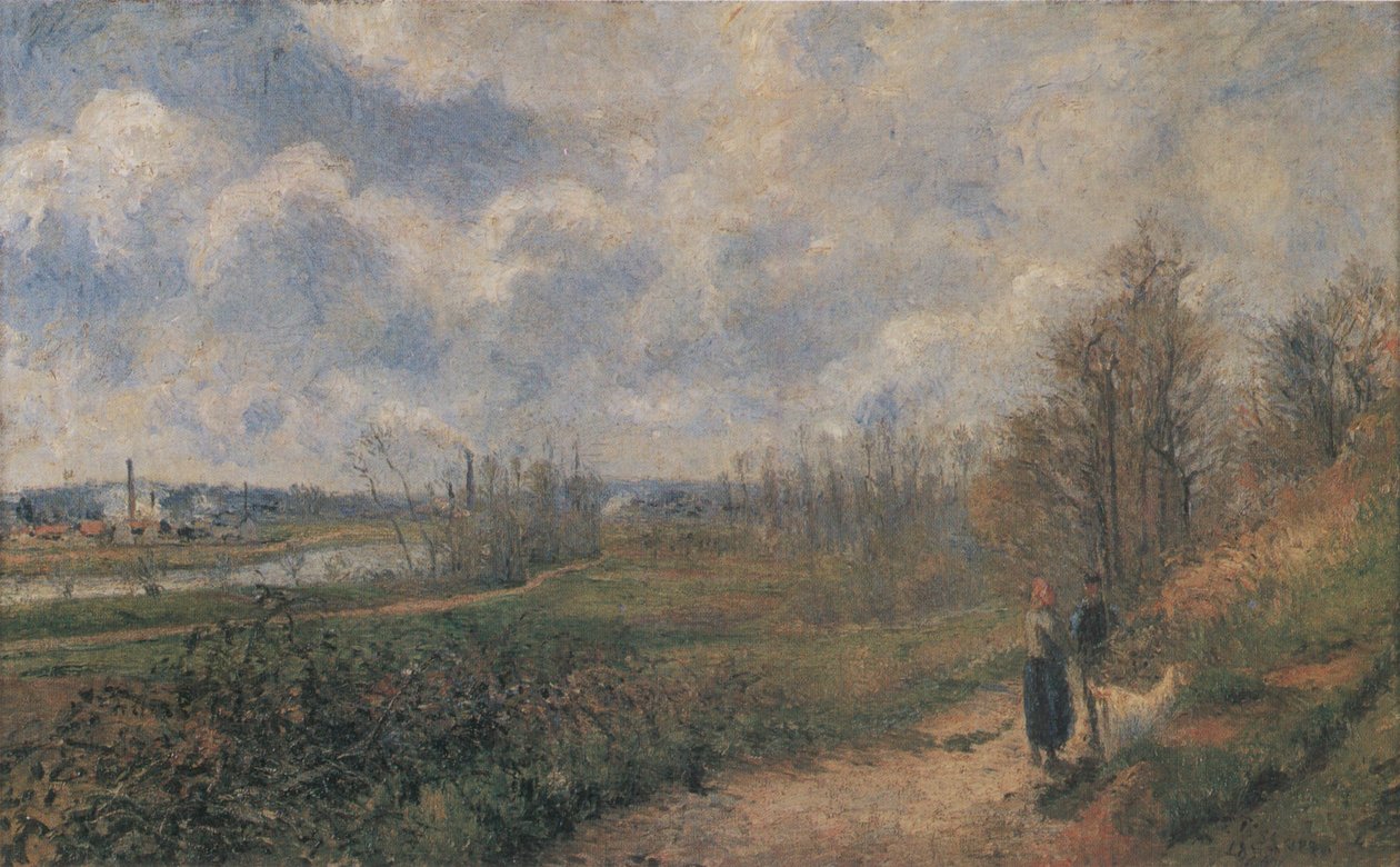 La Sente du Chou, Pontoise od Camille Jacob Pissarro