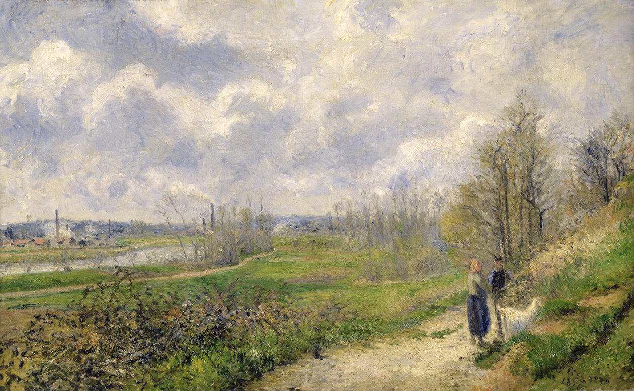 La Sente du Chou, poblíž Pontoise, 1878 od Camille Jacob Pissarro