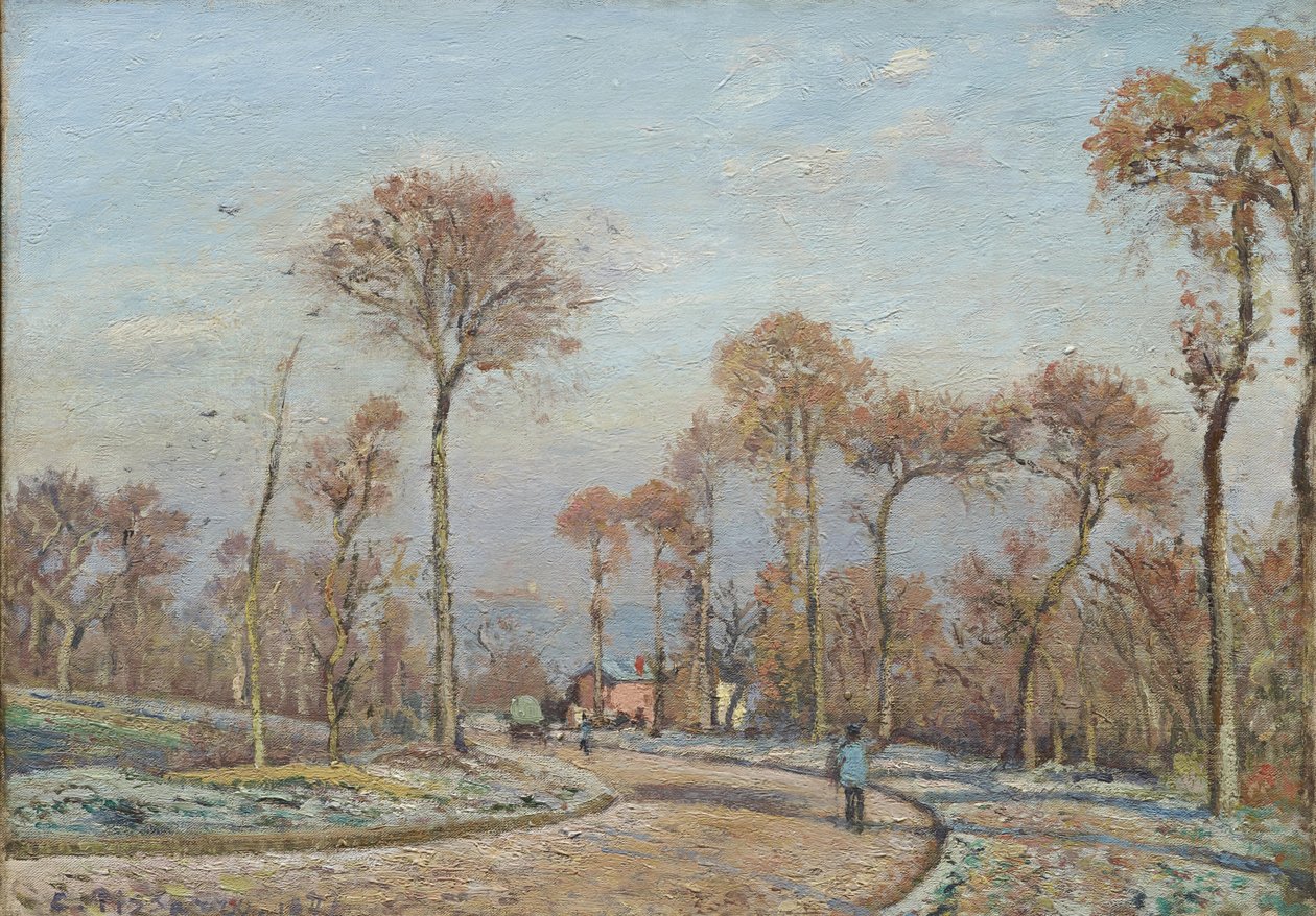 Cesta do Versailles od Camille Jacob Pissarro