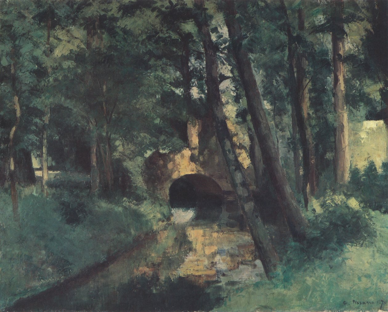 Malý most od Camille Jacob Pissarro