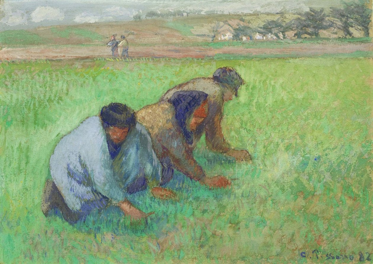 Kultivátoři od Camille Jacob Pissarro