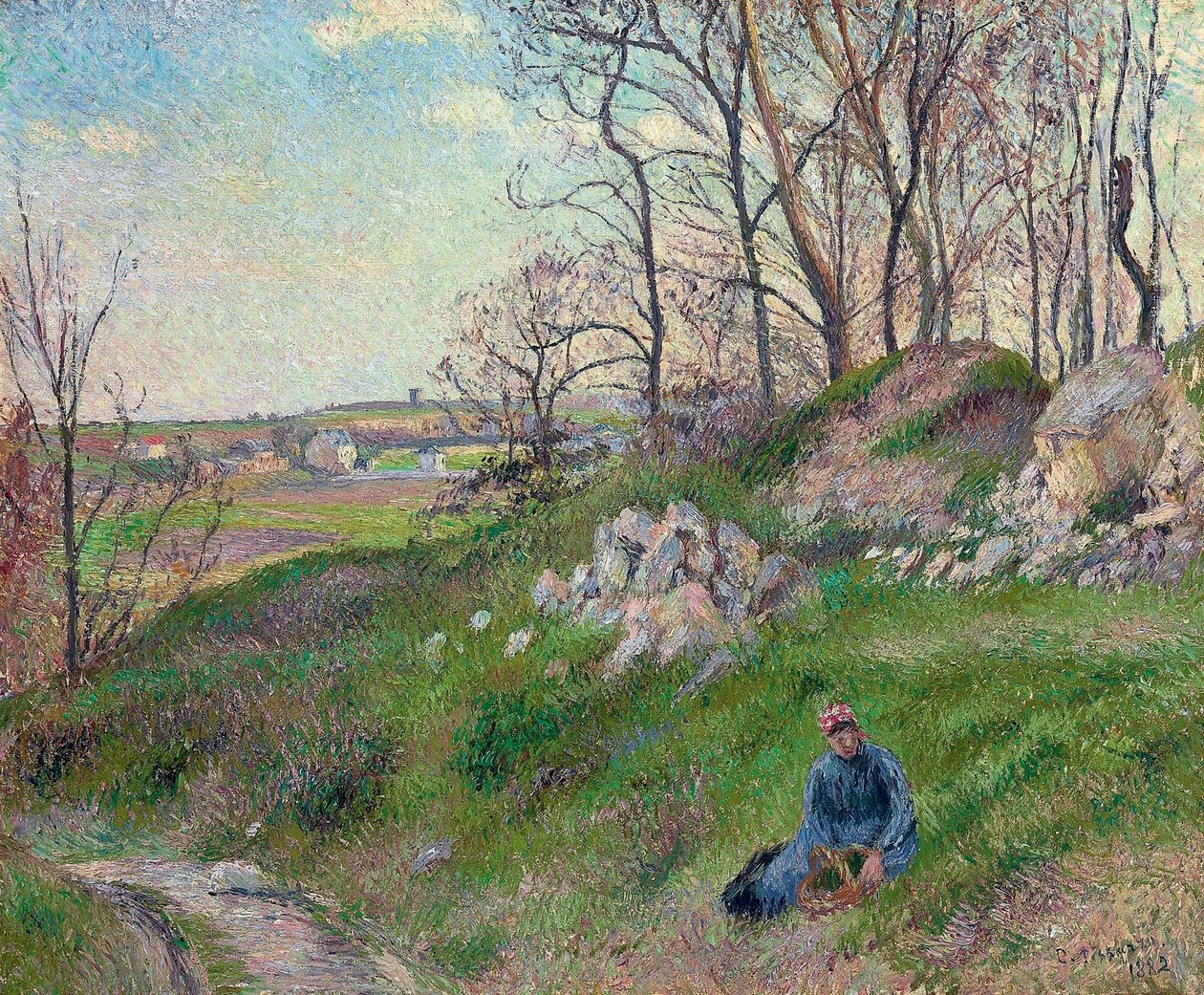 Lomy Chou, Pontoise od Camille Jacob Pissarro