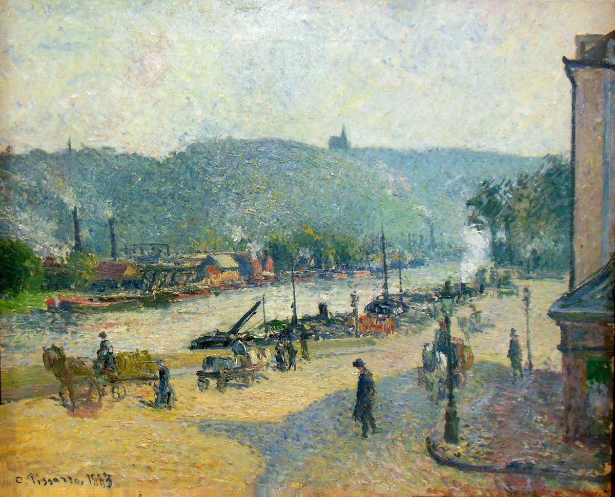 Umístěte Lafayette od Camille Jacob Pissarro