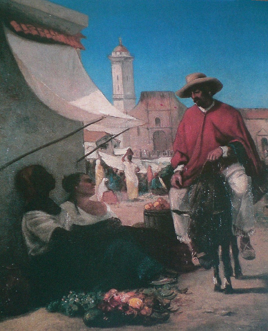 Hlavní náměstí od Camille Jacob Pissarro