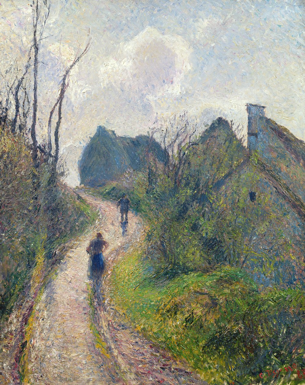 Silniční lezení na Osny, 1883 od Camille Jacob Pissarro