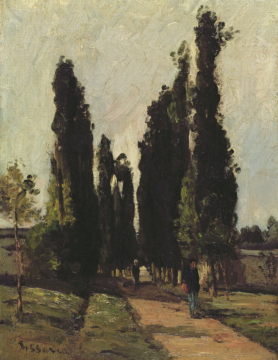 Cesta do Corotova studia od Camille Jacob Pissarro