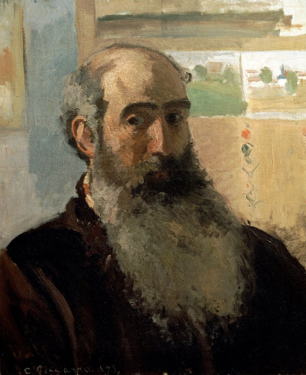 Autoportrét, 1873 od Camille Jacob Pissarro
