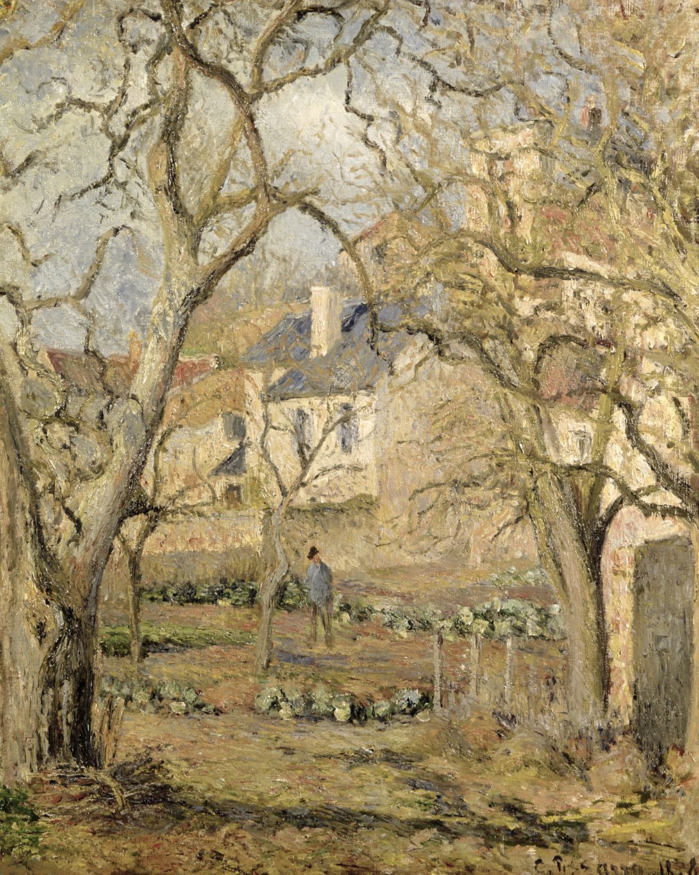 Zeleninová zahrada, 1878 od Camille Jacob Pissarro