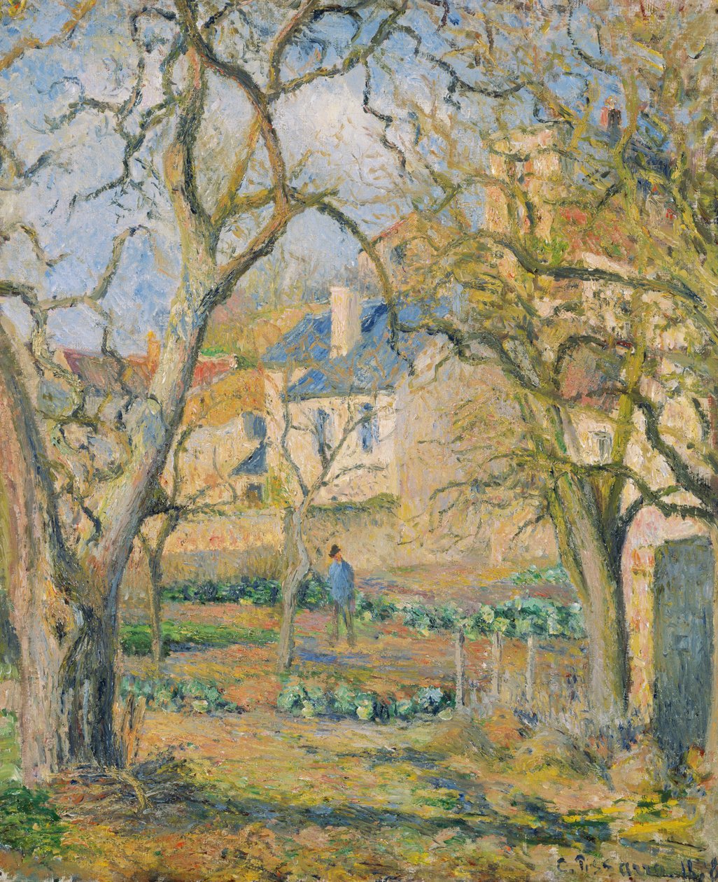 Zeleninová zahrada od Camille Jacob Pissarro