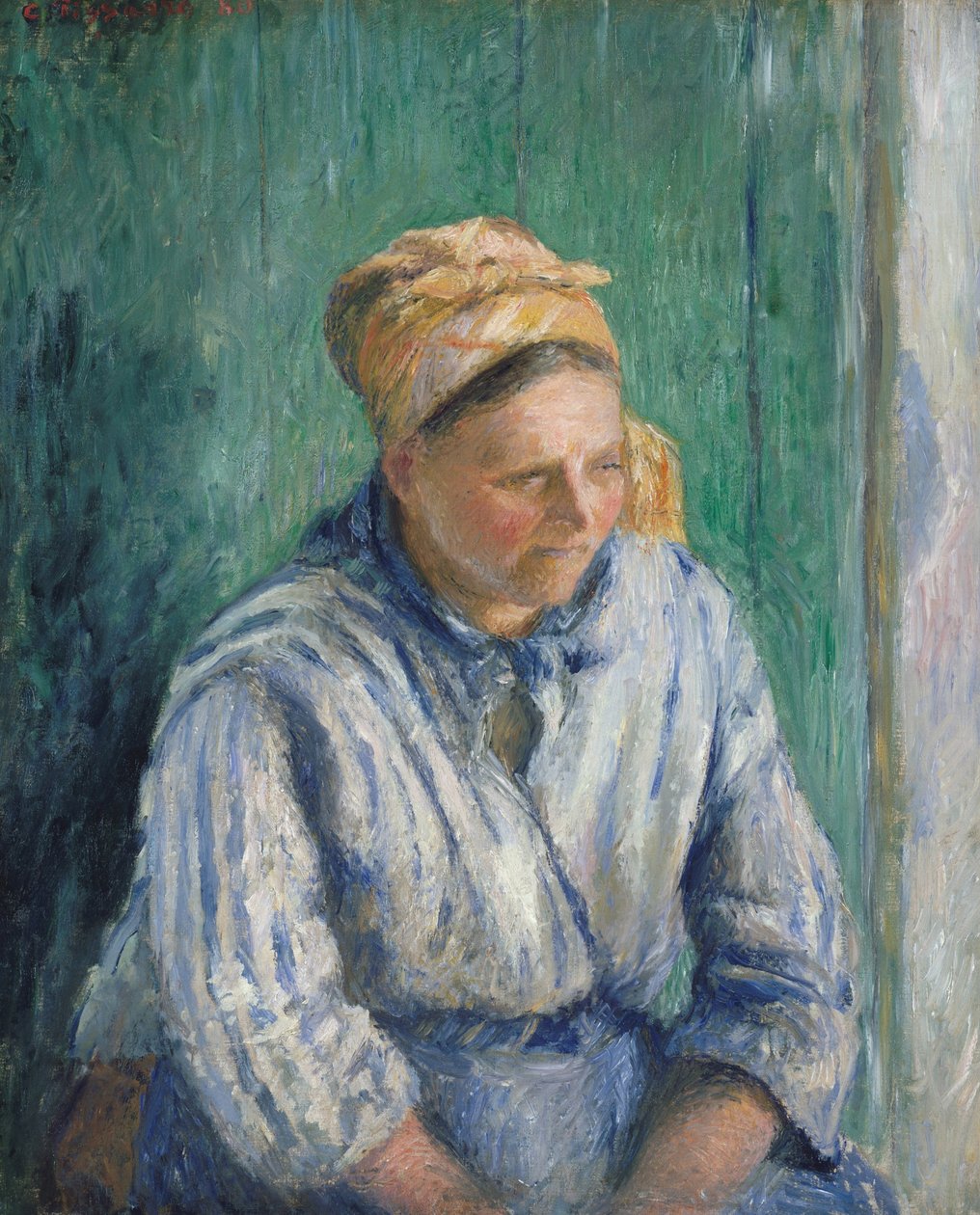 Pračka, studujte od Camille Jacob Pissarro