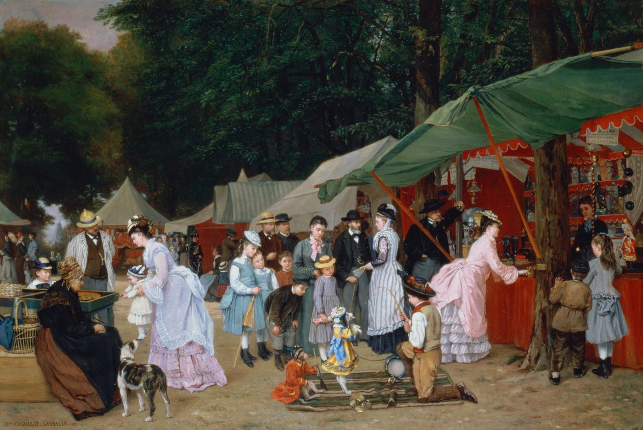 Na veletrhu, 1877 od Camille Leopold Cabaillot Lasalle