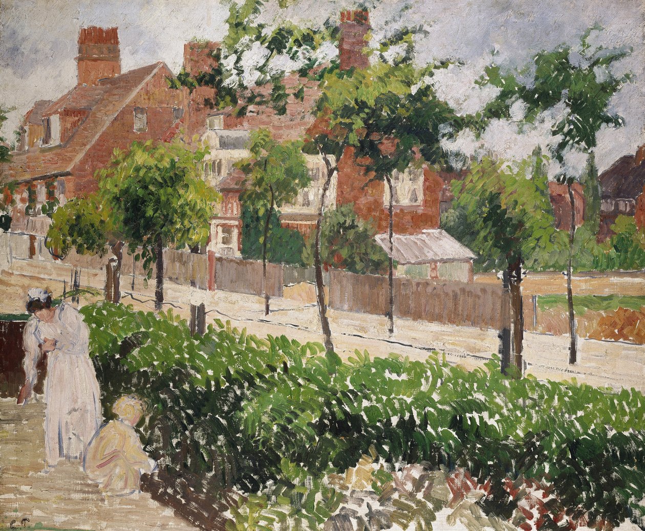 Bedford Park, Bath Road, Londýn, 19. století od Camille Jacob Pissarro