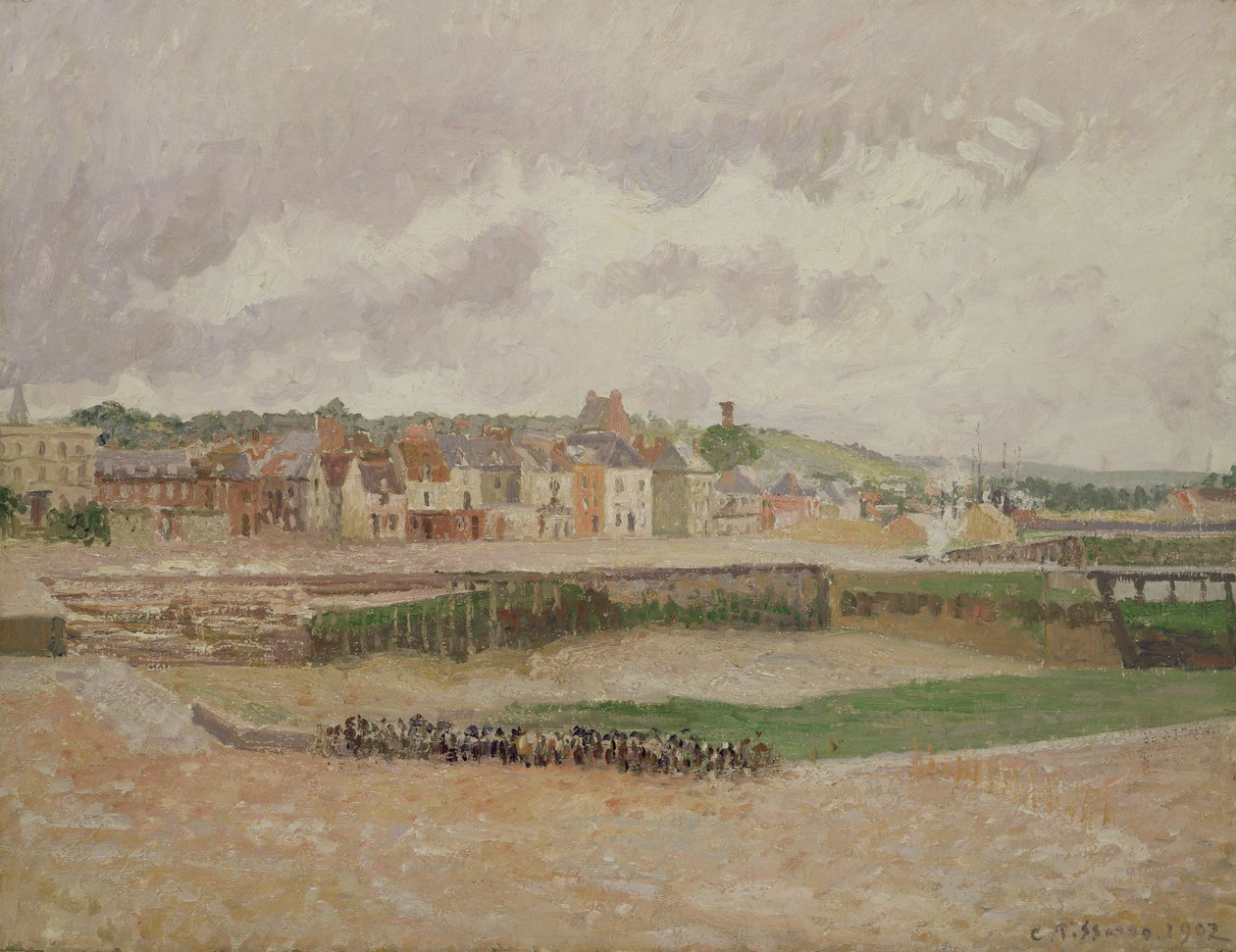 Dieppe, povodí Duquesne, 1902 od Camille Jacob Pissarro