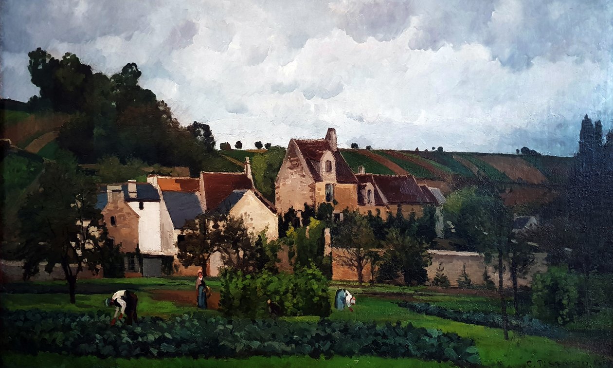Ermitáž v Pontoise od Camille Jacob Pissarro