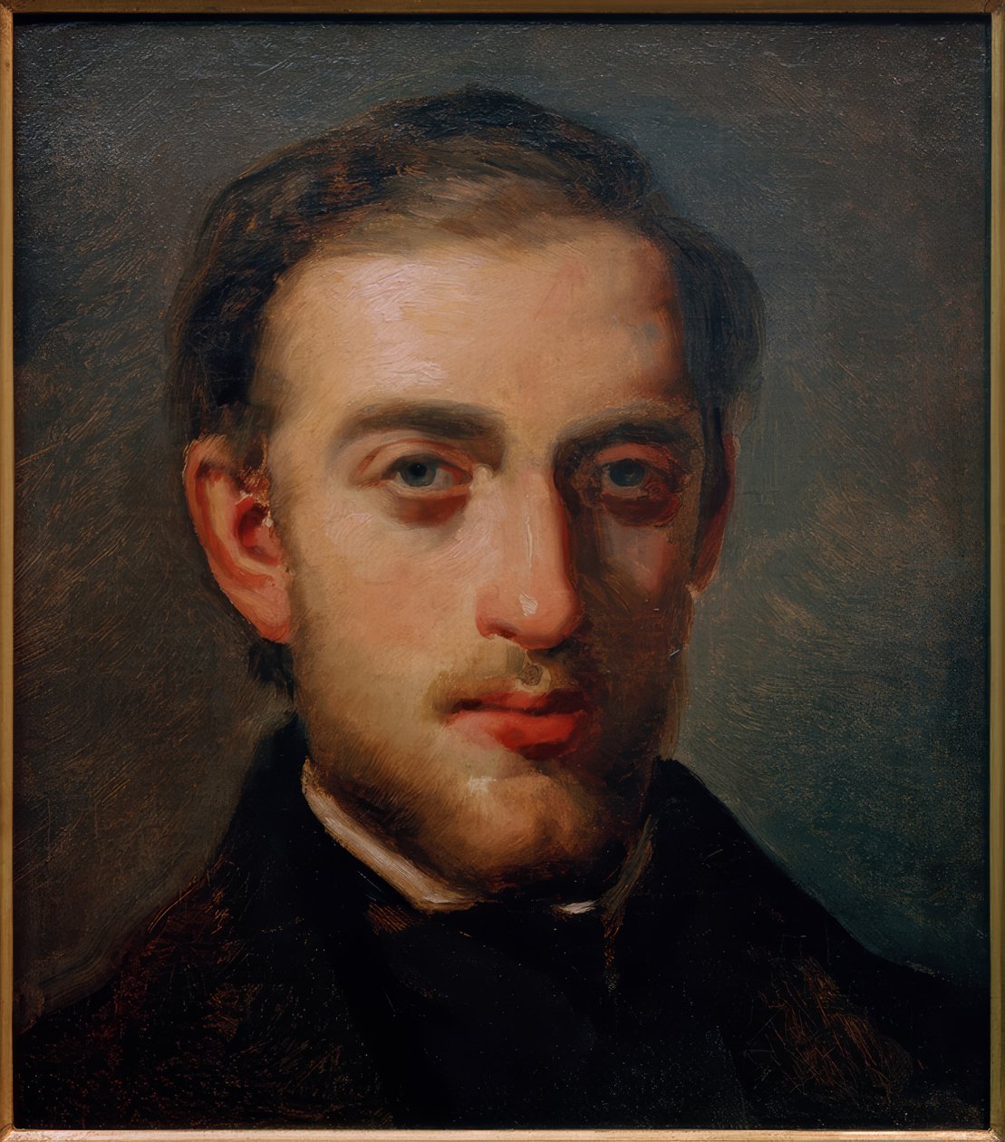 Portrét malíře Fritze Melbye od Camille Jacob Pissarro