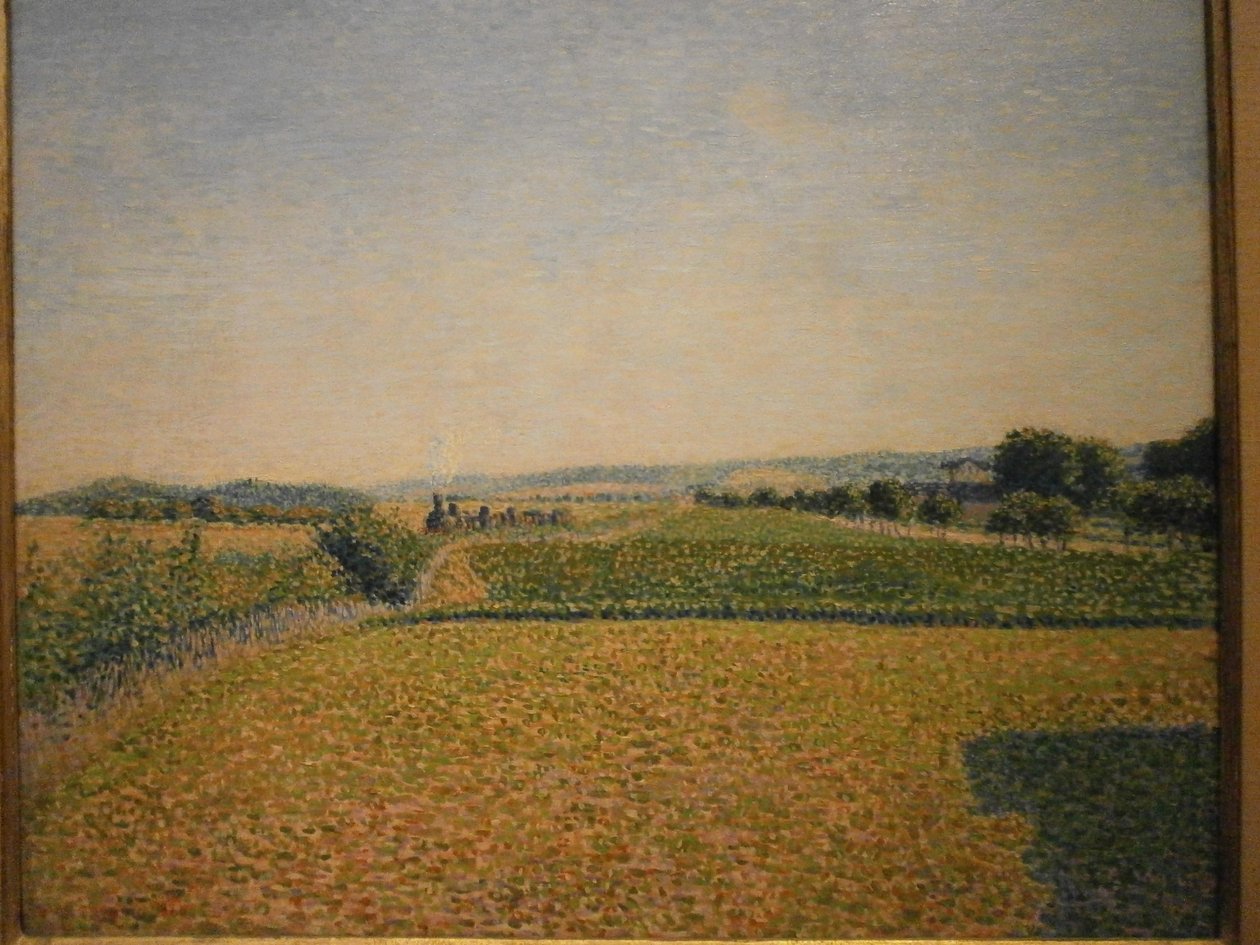 Železnice do Dieppe od Camille Jacob Pissarro