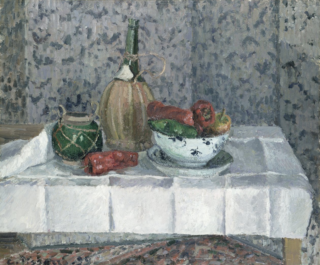Zátiší s paprikou, 1899 od Camille Jacob Pissarro