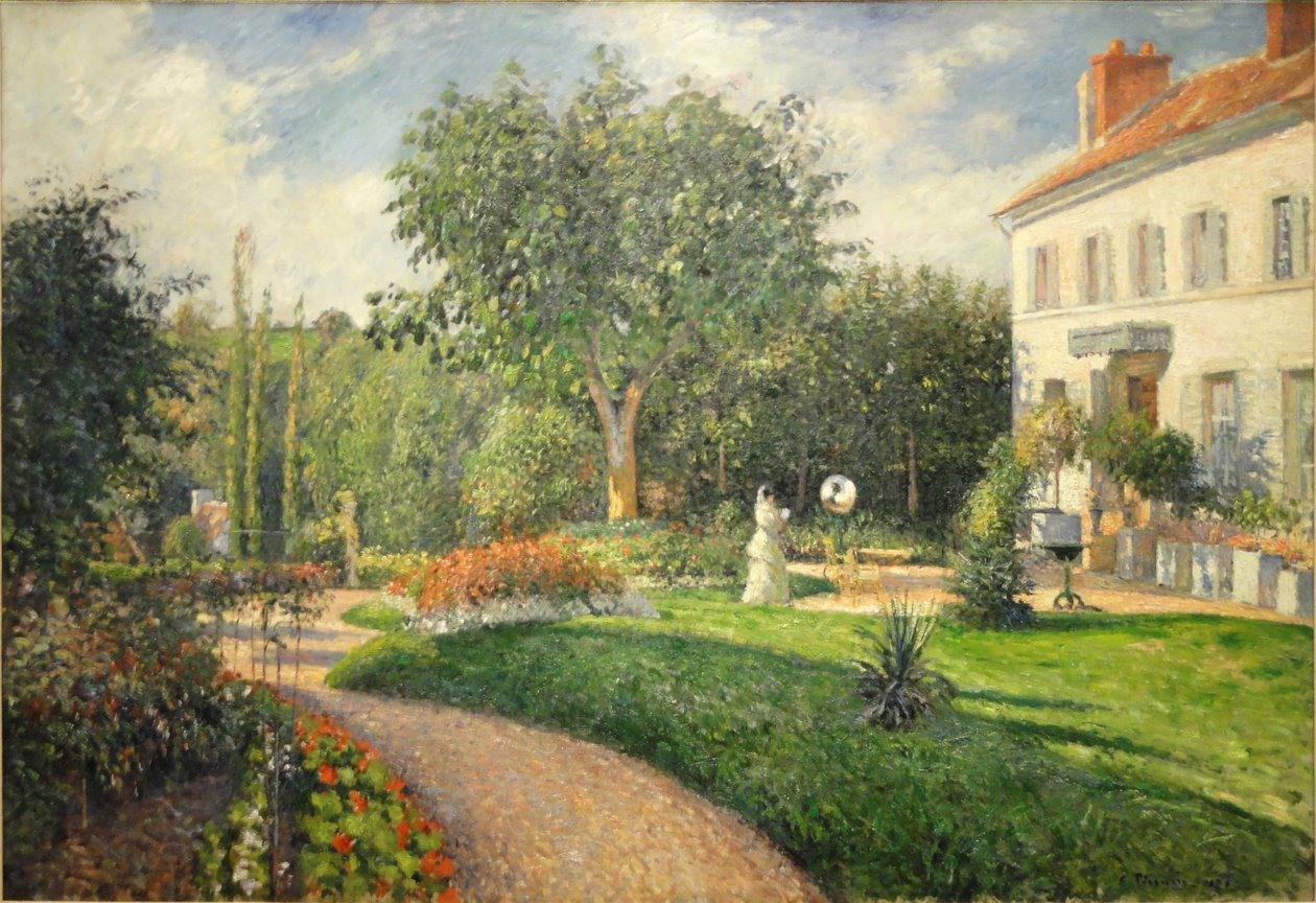 Zahrada Les Mathurins v Pontoise od Camille Jacob Pissarro