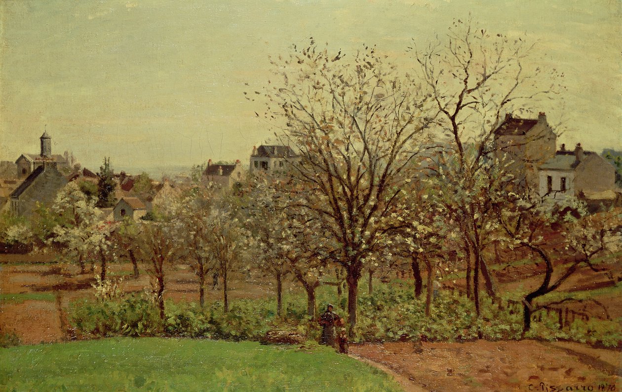 Sad, 1870 od Camille Jacob Pissarro