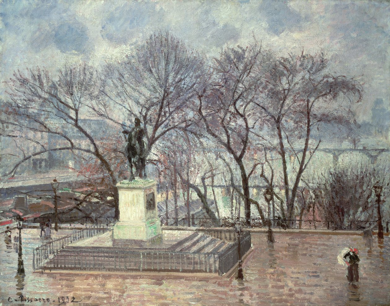 Pont Neuf, Paříž, 1902 od Camille Jacob Pissarro