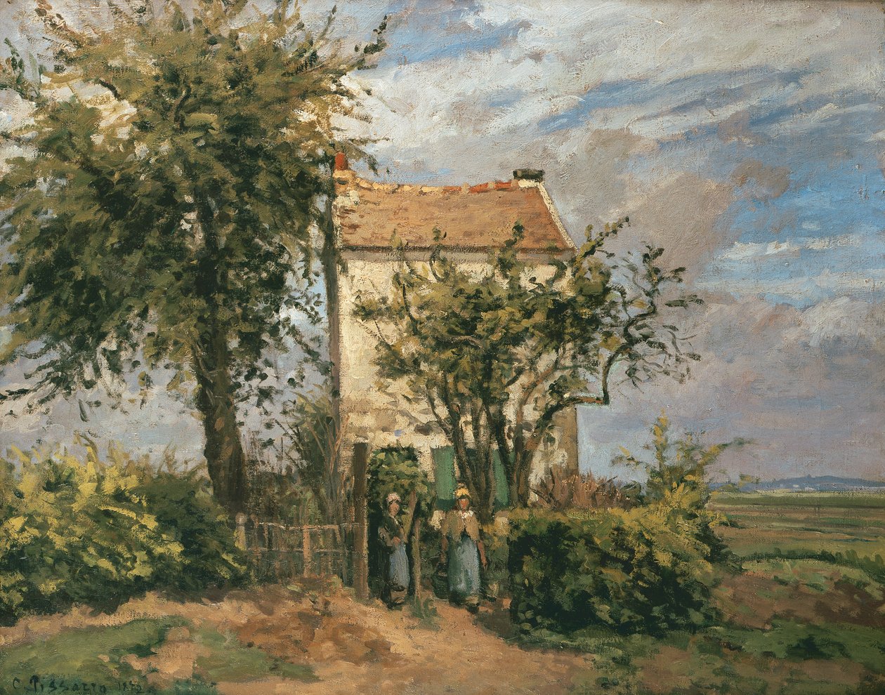 Cesta do Rueil od Camille Jacob Pissarro