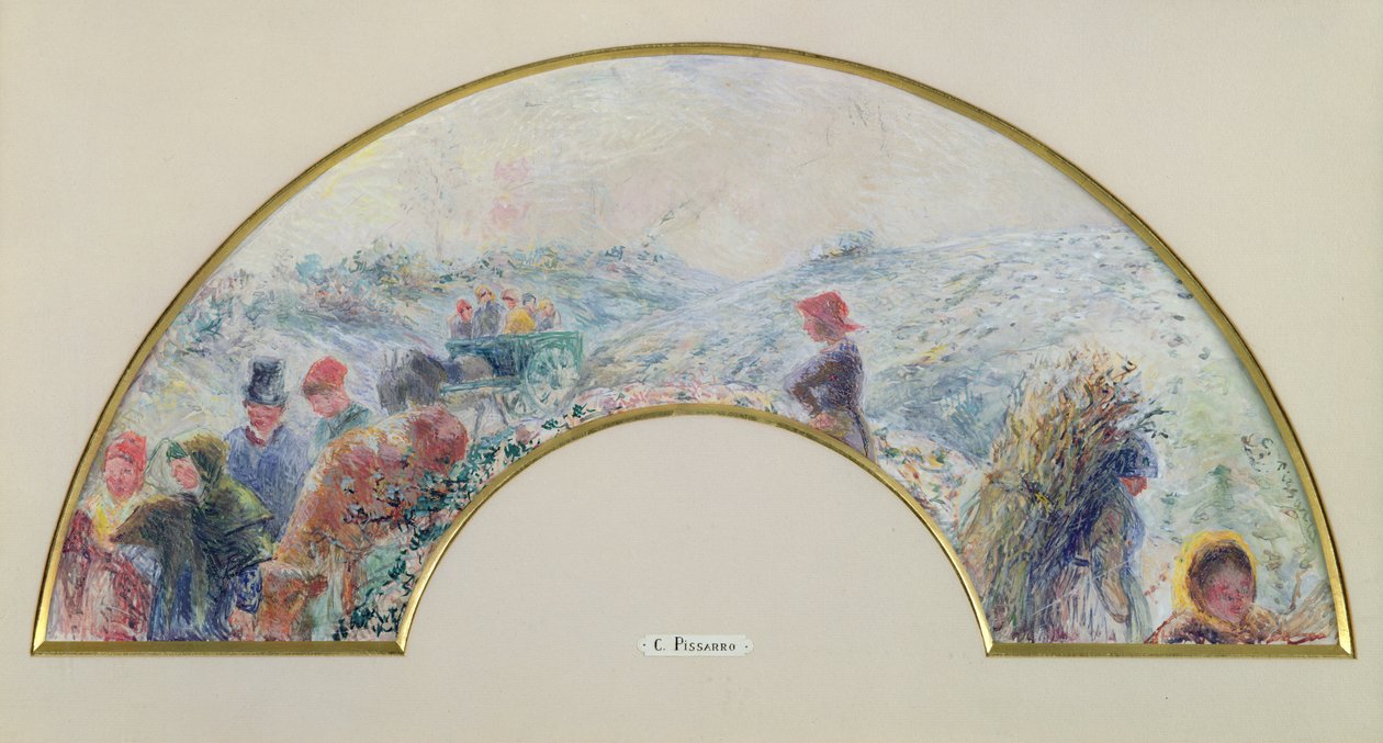 Zima, Návrat z veletrhu, 1878 od Camille Jacob Pissarro