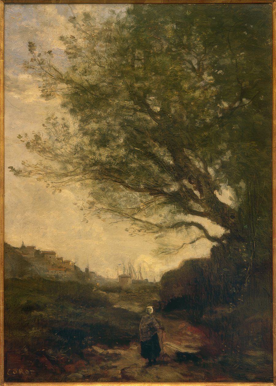 La Rochelle od Jean Baptiste Camille Corot