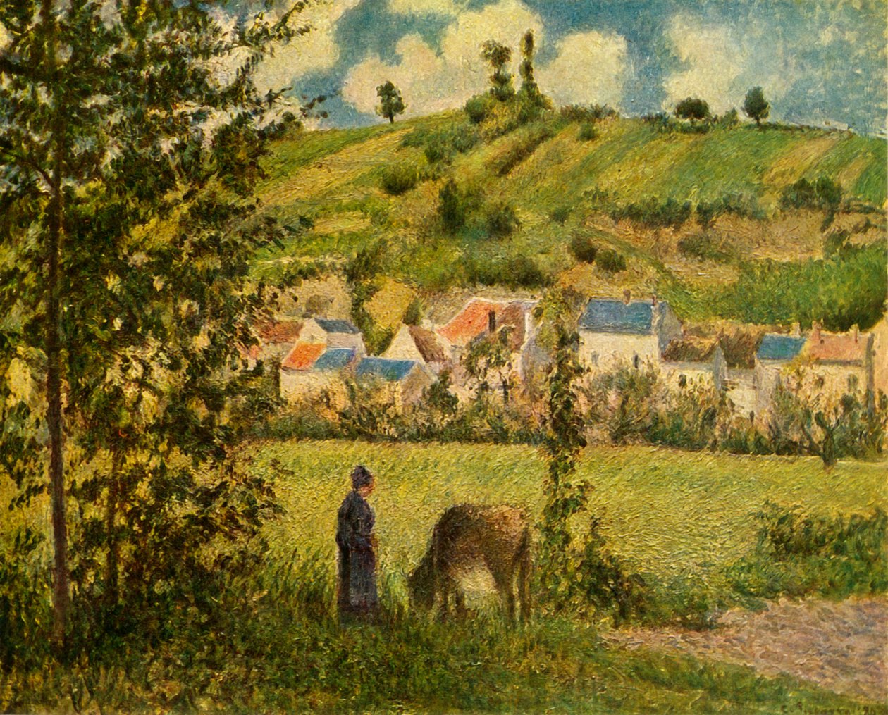 Chaponval, 1880, 1939. od Camille Jacob Pissarro