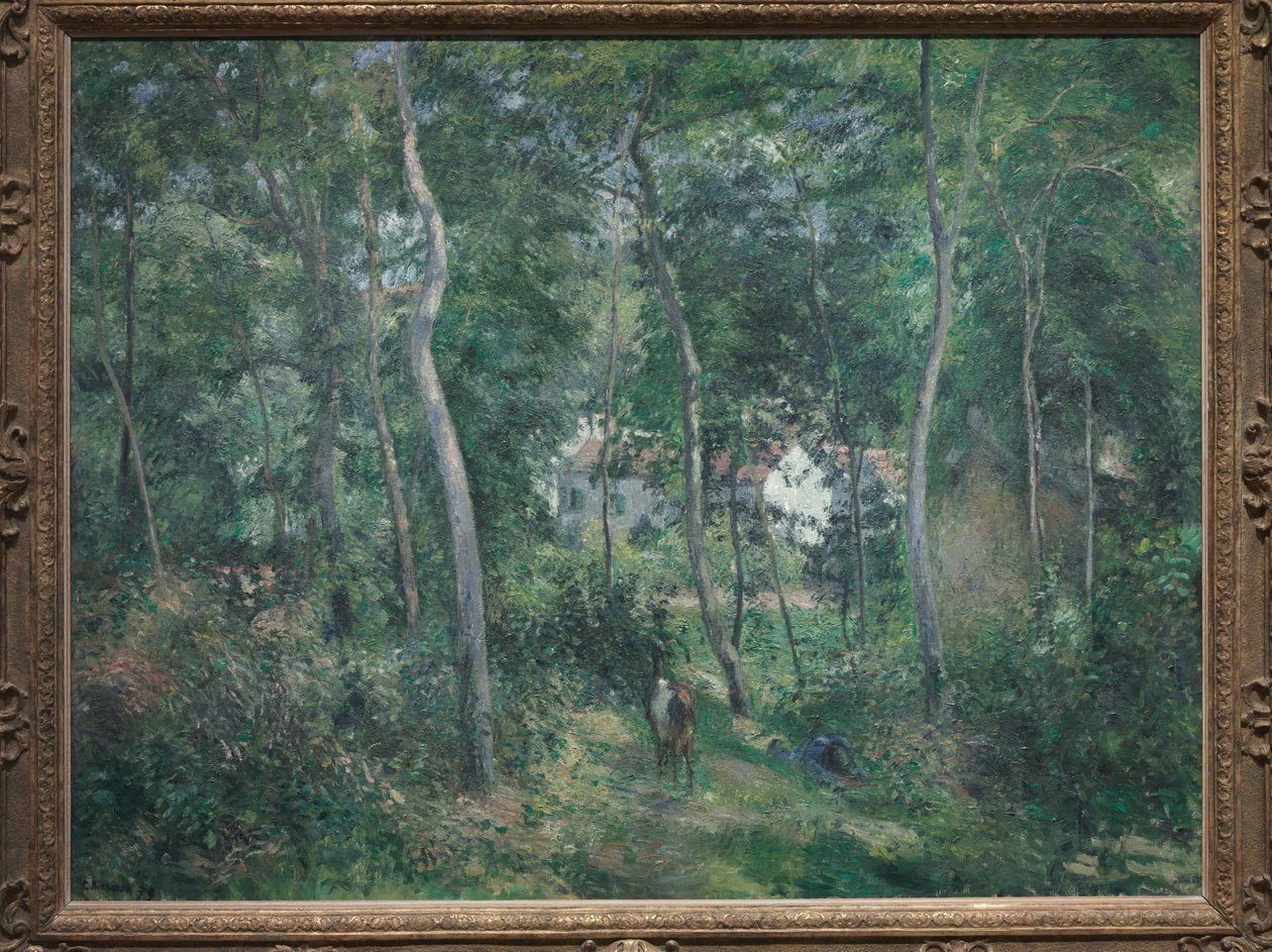 Edge of the Woods poblíž L"Hermitage, Pontoise, 1879 od Camille Jacob Pissarro