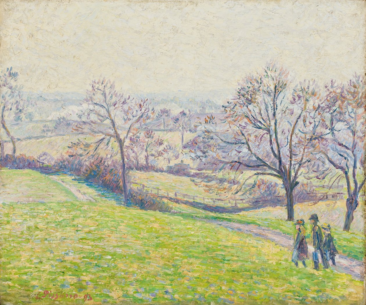 Eppingova krajina, 1893 (olej na plátně) od Camille Jacob Pissarro
