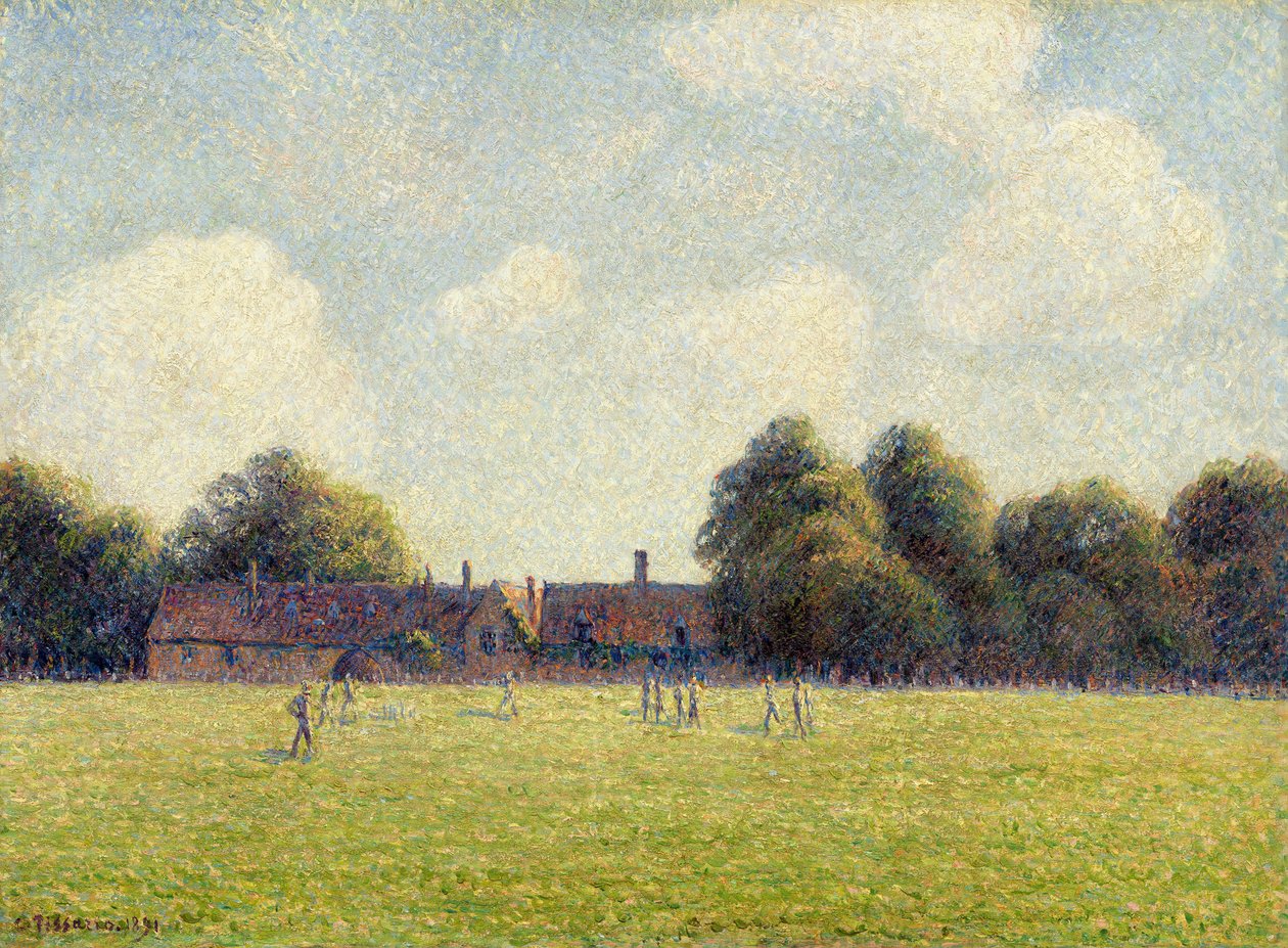 Hampton Court Green, 1891 od Camille Jacob Pissarro