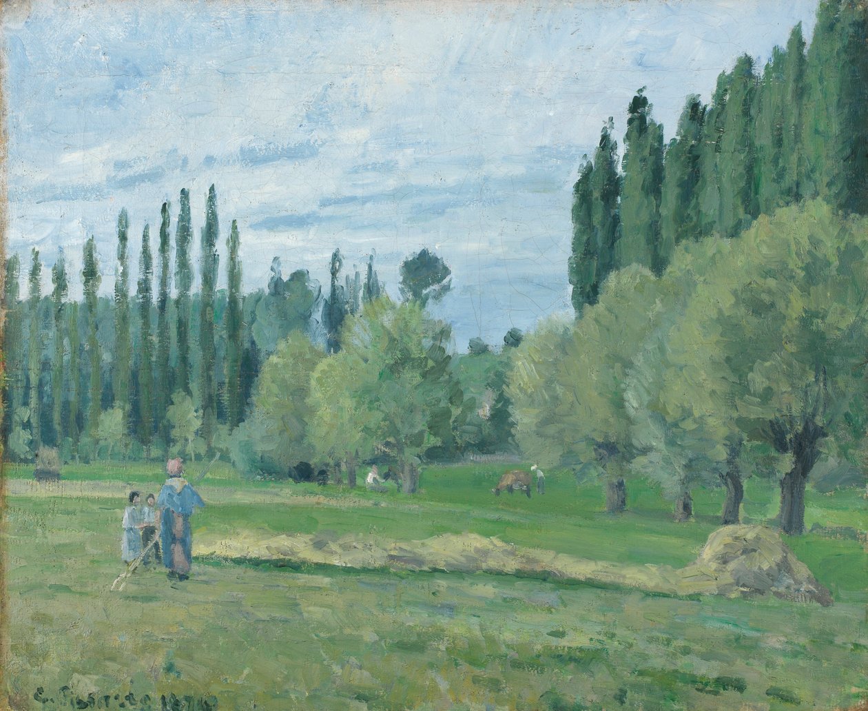 Senoseč, 1874 od Camille Jacob Pissarro