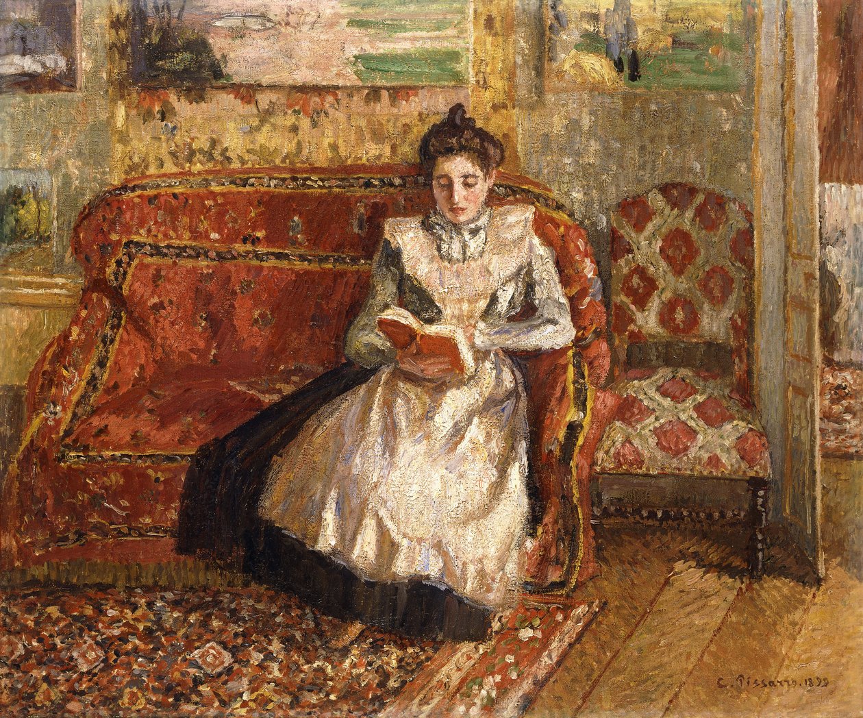 Jeanne Reading, 1899 od Camille Jacob Pissarro