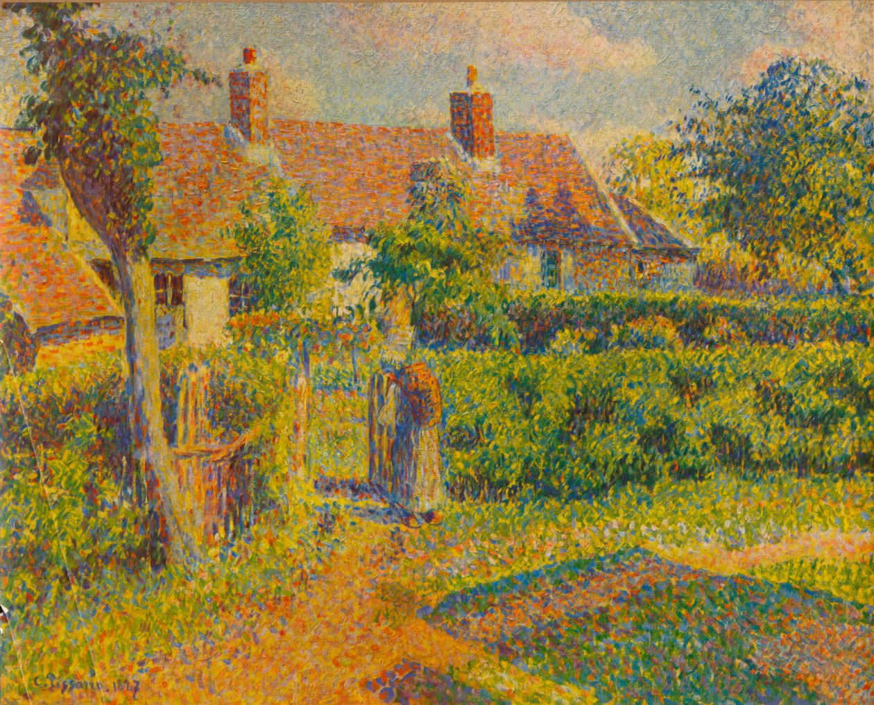 Chalupa, 1887, 1935. od Camille Jacob Pissarro