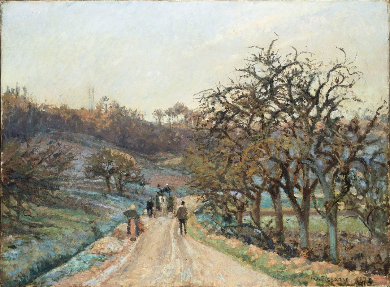 Orchard u d"Osny, Pontoise, 1874 od Camille Jacob Pissarro