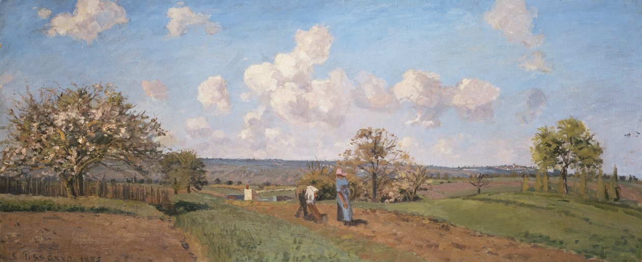 Jaro, 1872 od Camille Jacob Pissarro