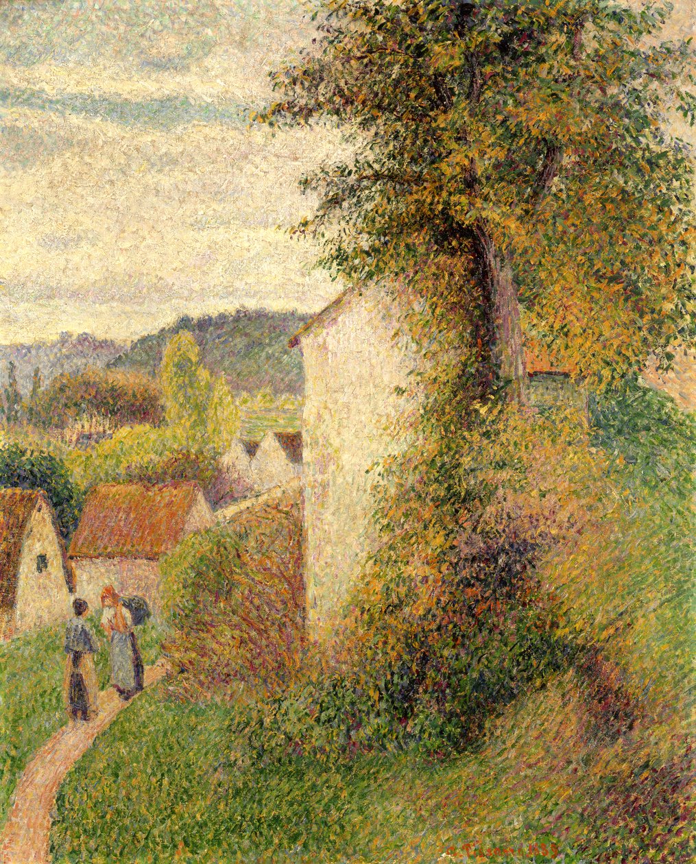 Cesta, 1889 od Camille Jacob Pissarro