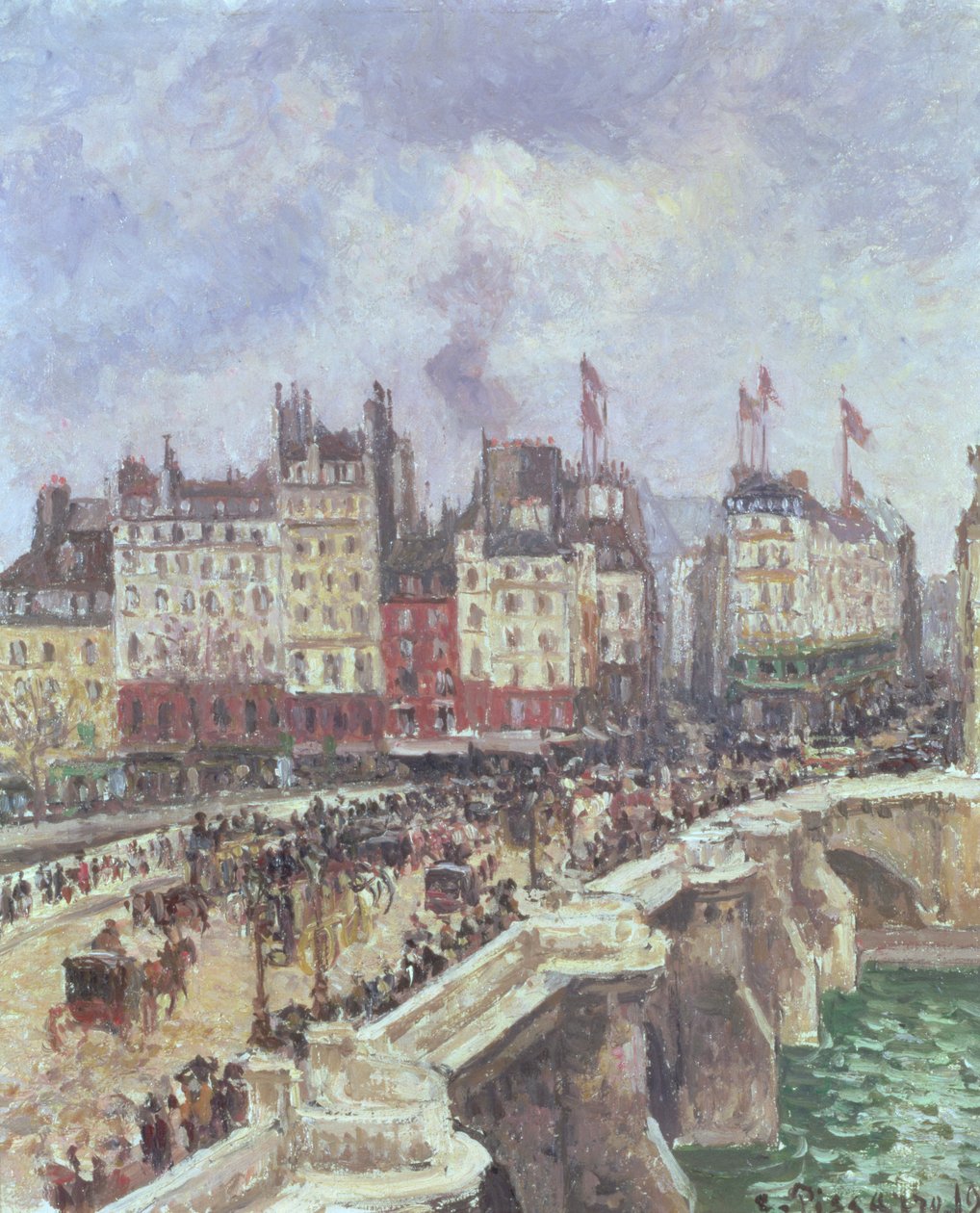 Pont Neuf, 1901 od Camille Jacob Pissarro