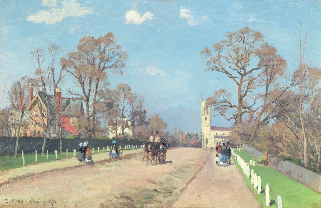 Cesta do Sydenhamu od Camille Jacob Pissarro