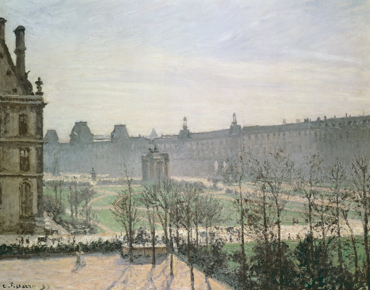 Tuileries, 1899 od Camille Jacob Pissarro