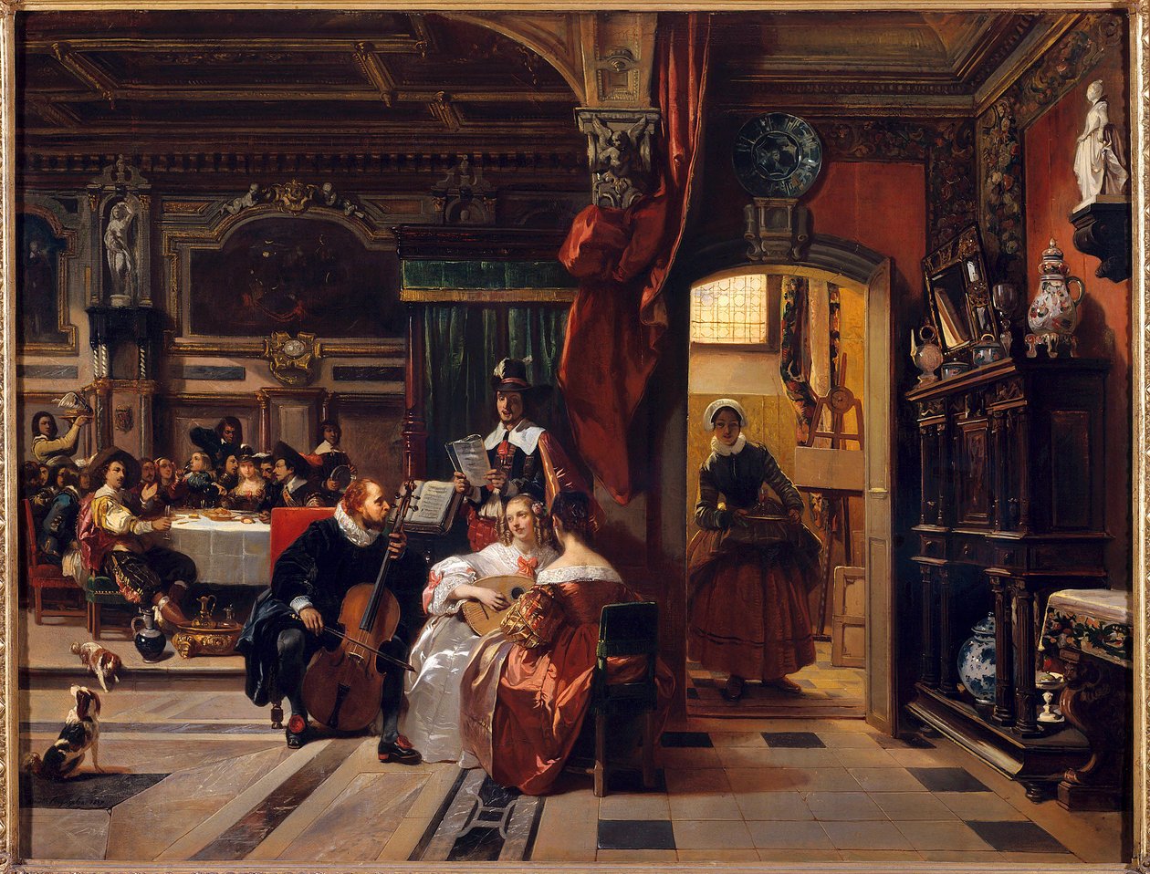 Van Dyck v Londýně Malíř Antoon van Dyck (Anton nebo Antoine Van Dyck od Camille Joseph Etienne Roqueplan