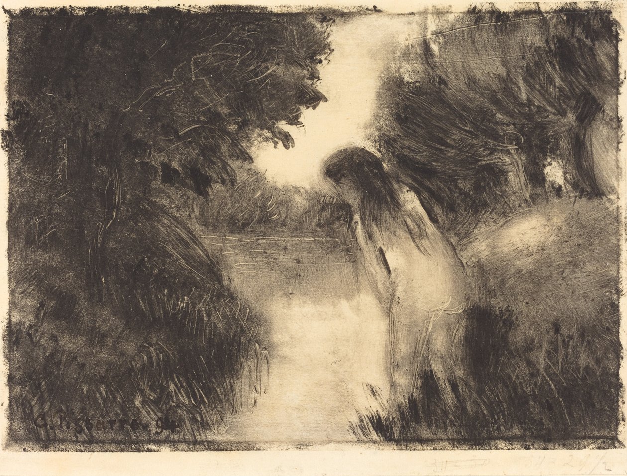 Koupání od Camille Pissarro